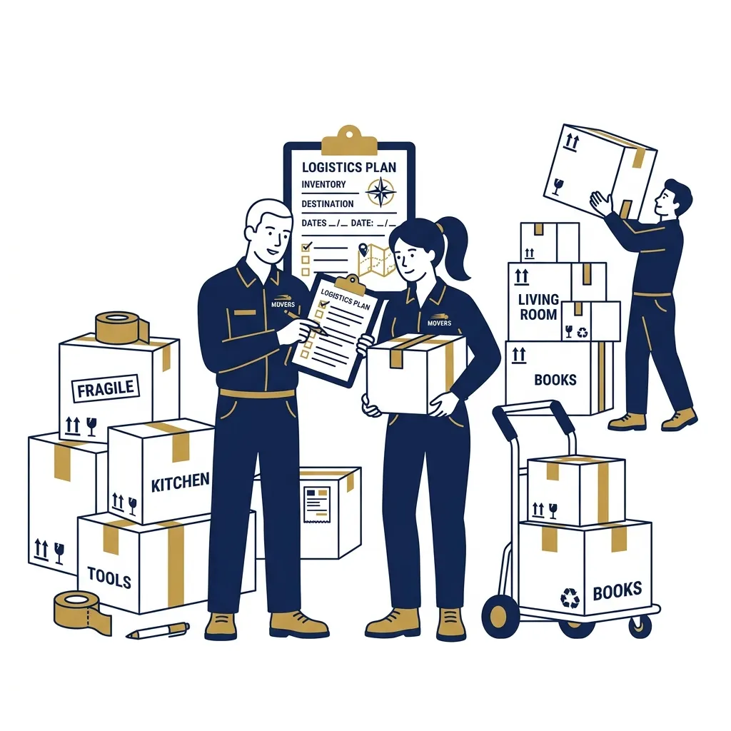 Moving truck and relocation equipment for home moving service